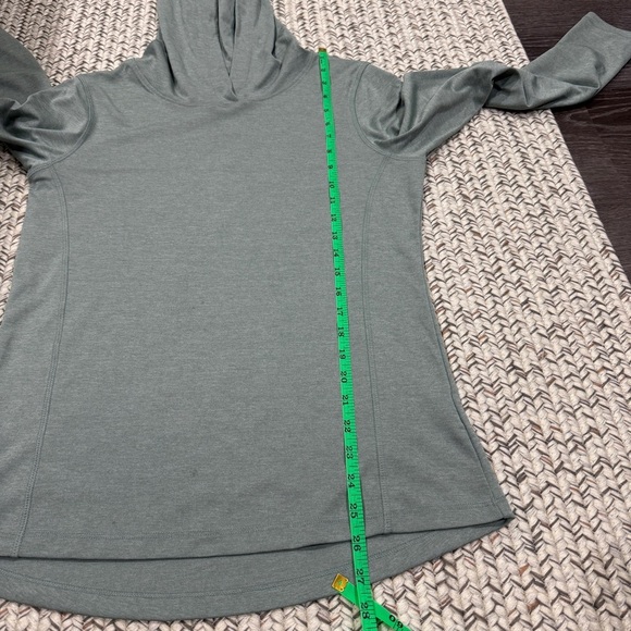 Eddie Bauer Green Pullover Hooded Long Sleeve - Picture 9 of 11